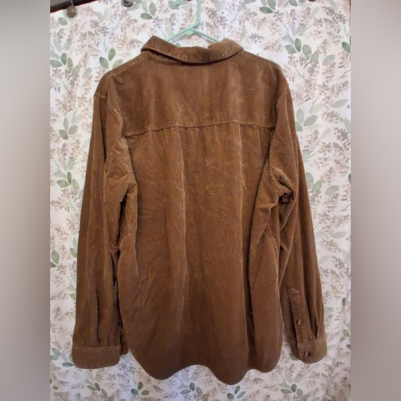 GAP Men's Brown Corduroy Shirt Jacket LARGE - Picture 4 of 7
